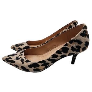 Cole Haan Women's The Go-to Park Pump 7B Leopard Jacquard  Classic Chic